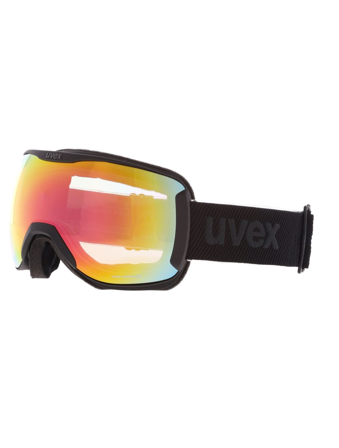 Uvex, Downhill 2100 V S1-3 goggles unisex Black Matt / Mirror Rainbow black 