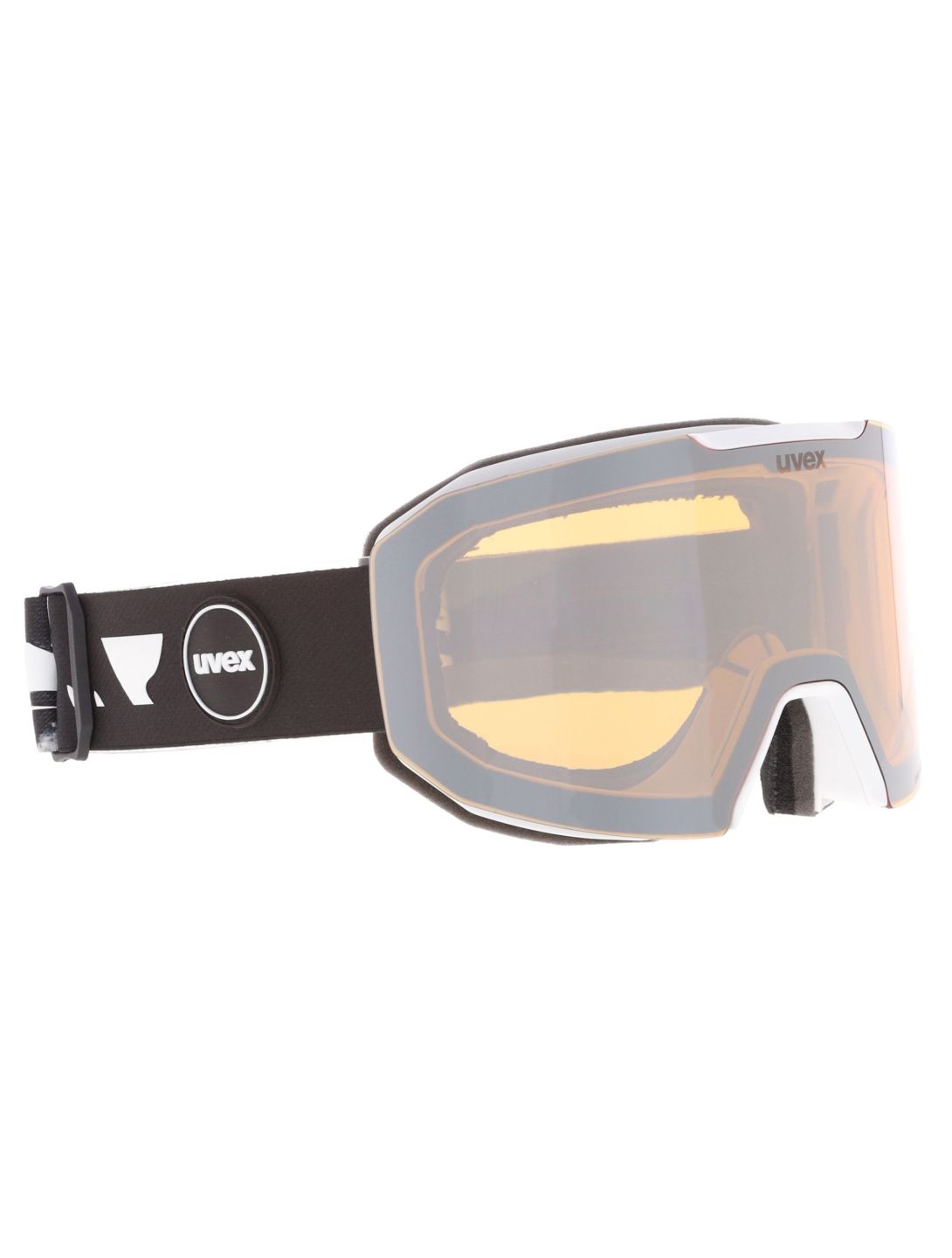 Uvex, Evidnt Attract Cv Dl/fm goggles unisex White / Silver / Yellow white, yellow, Zilver 