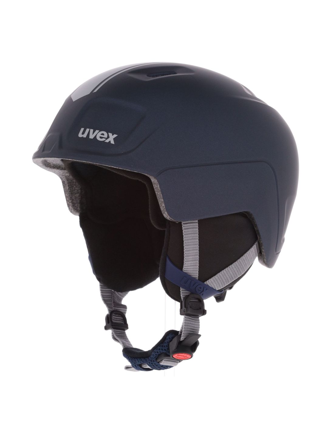 Uvex, Heyya Pro Race ski helmet unisex Midnight / Silver Matt blue, Zilver 