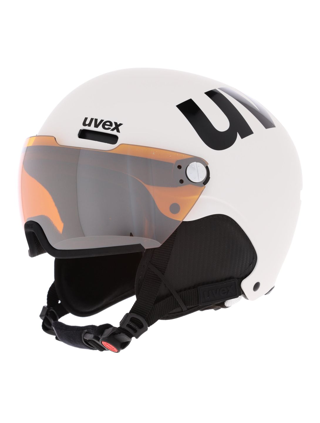 Uvex, Hlmt 500 Visor ski helmet with visor unisex mat white 