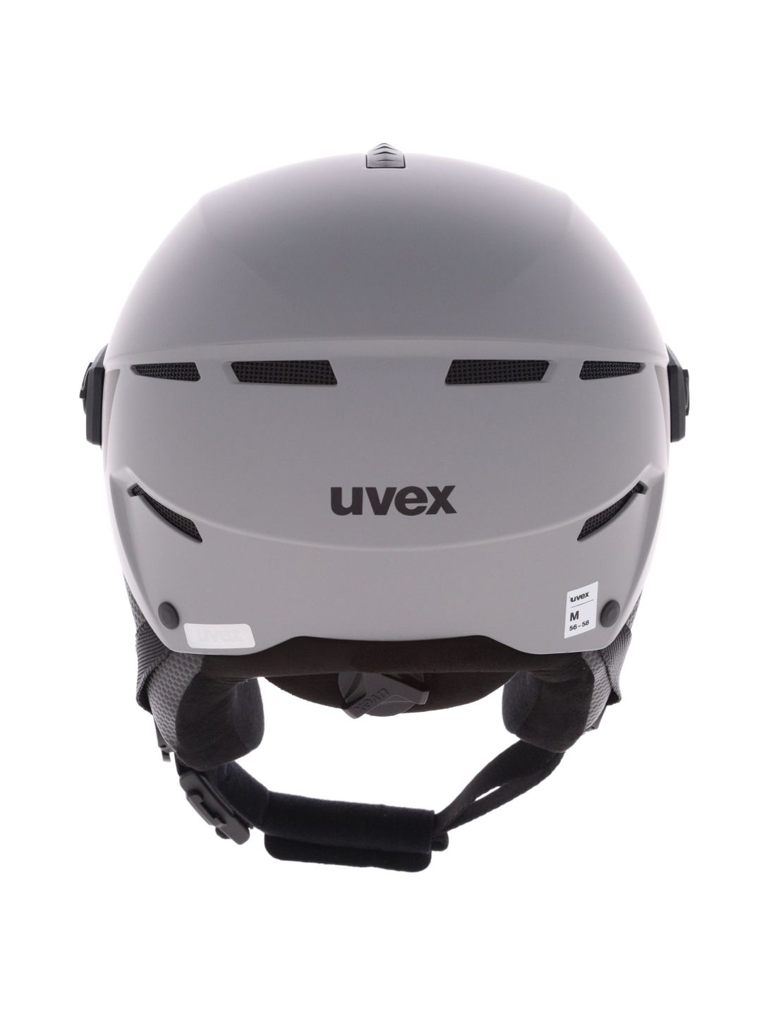 Uvex, Instinct Visor Pro V ski helmet with visor unisex Grey Matt / Silver grey 