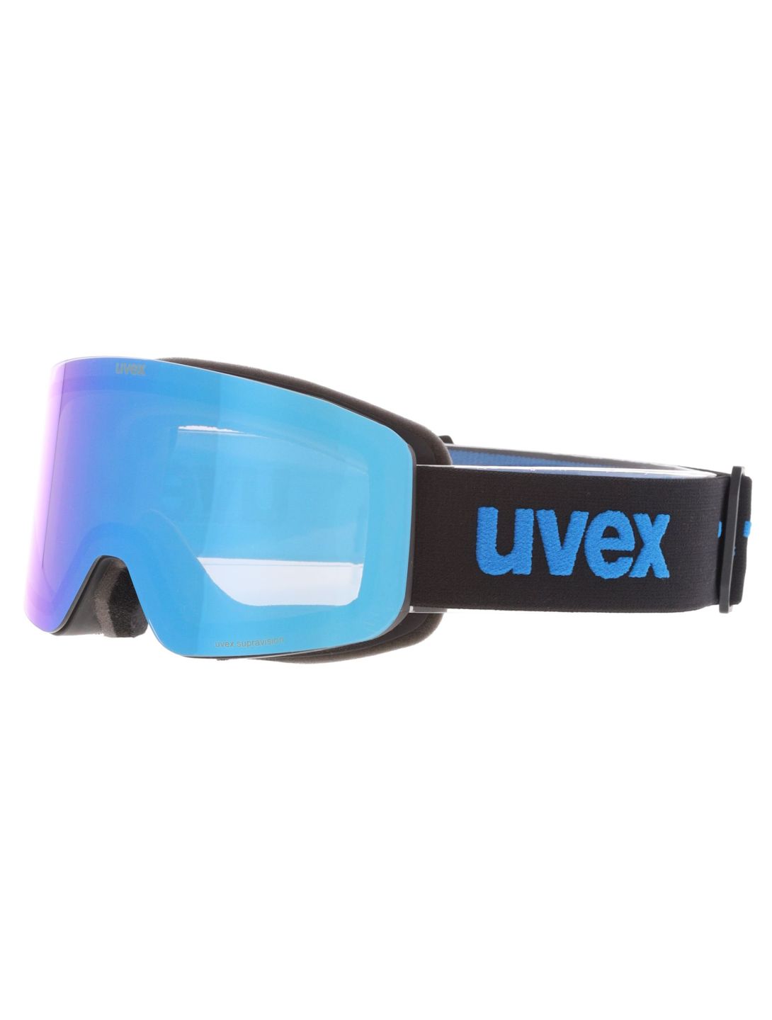 Uvex, Pwdr FM goggles kids Black Matt / Mirror Blue black, blue 