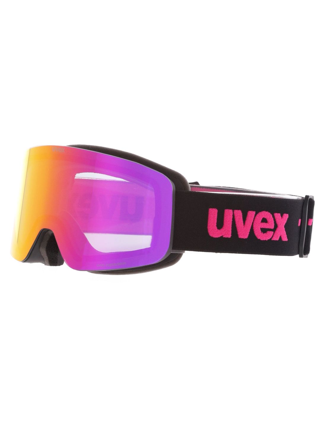 Uvex, Pwdr FM goggles kids Black Matt / Mirror Pink black, pink 