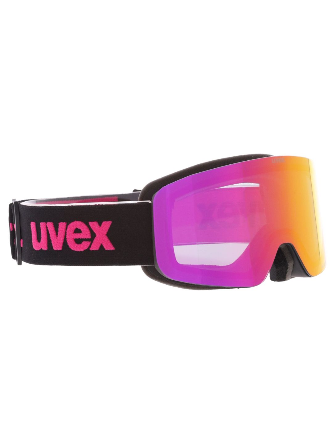 Uvex, Pwdr FM goggles kids Black Matt / Mirror Pink black, pink 