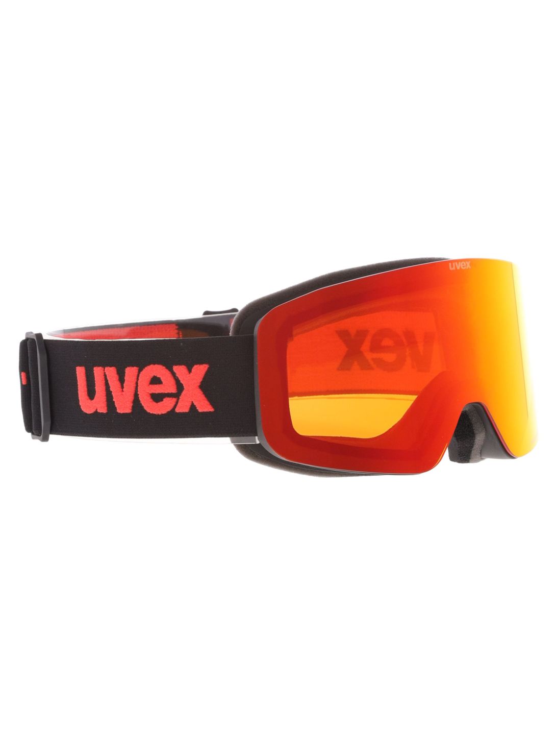 Uvex, Pwdr FM goggles kids Black Matt / Mirror Red black, red 