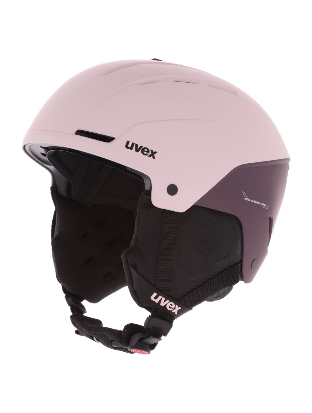 Uvex, Stance ski helmet unisex Powder Plum Matt pink, purple 