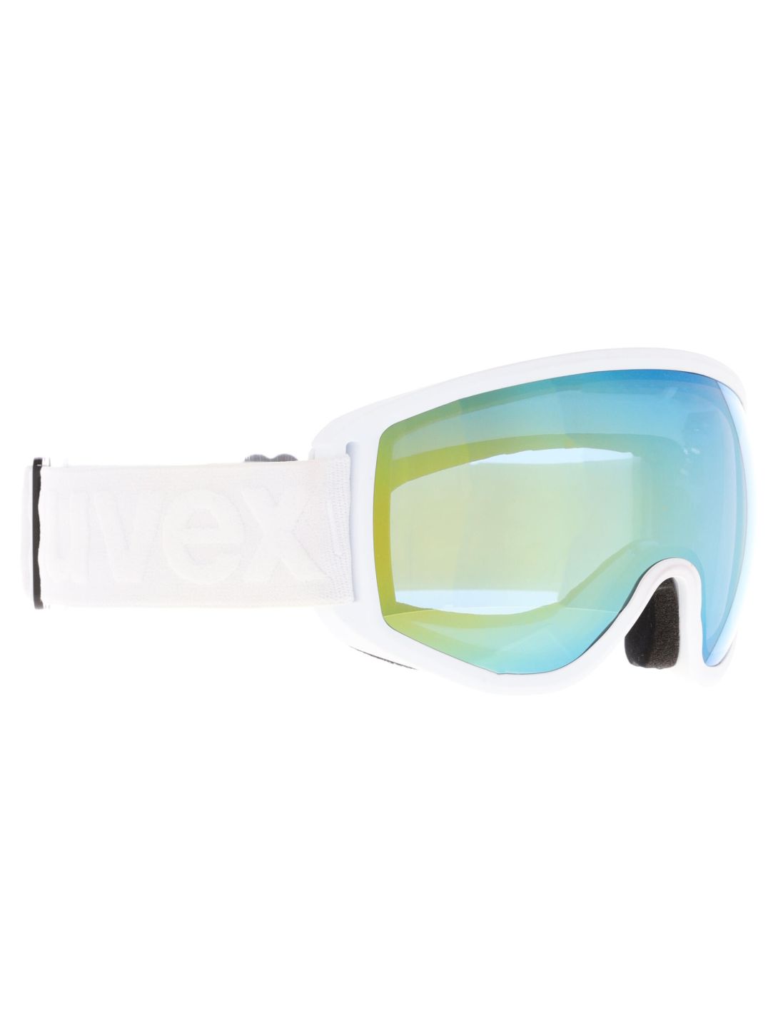 Uvex, Topic Fm goggles OTG unisex White Matt / Mirror Orange orange, white 