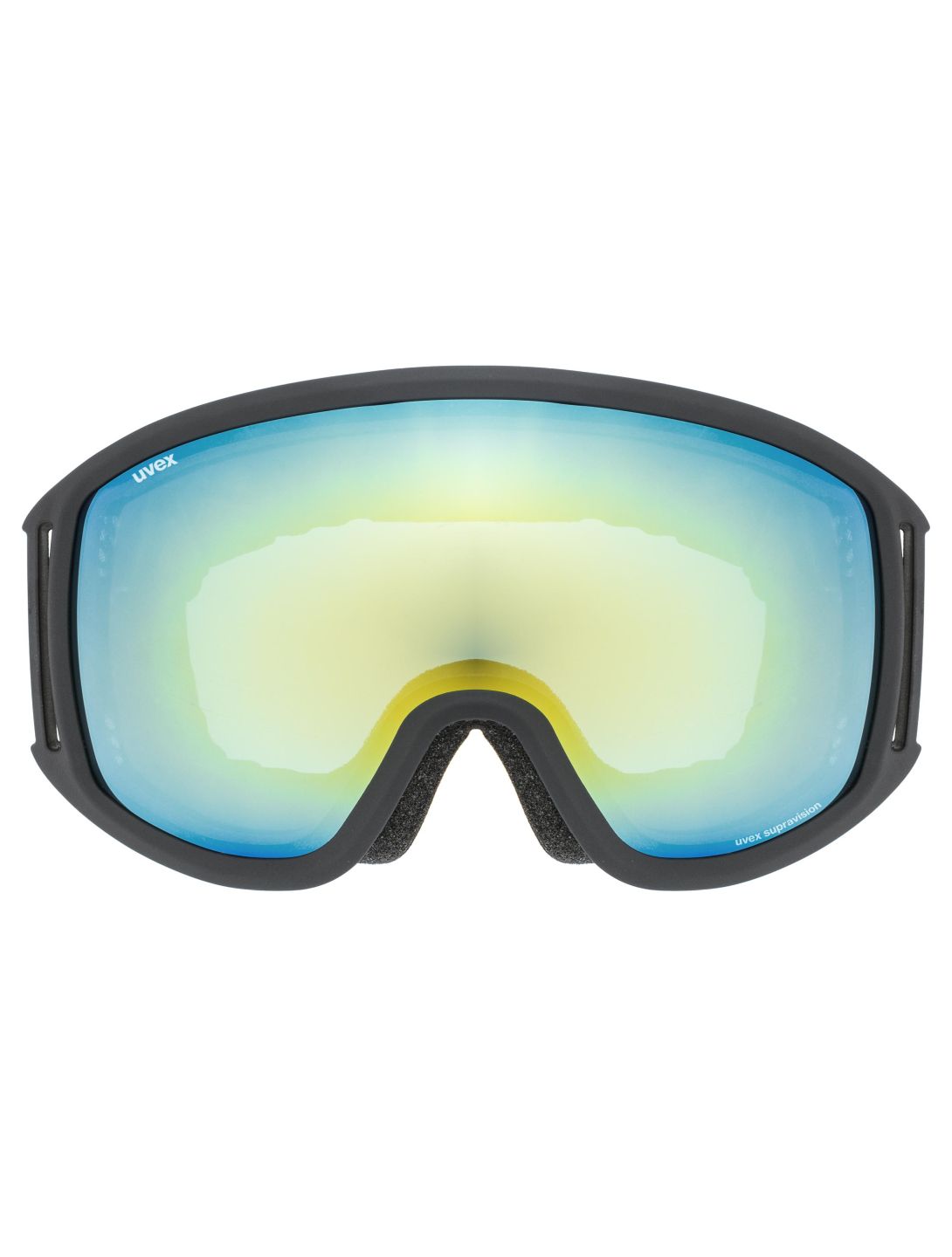 Uvex, Topic Fm goggles OTG unisex Black Matt / Mirror Orange black, orange 