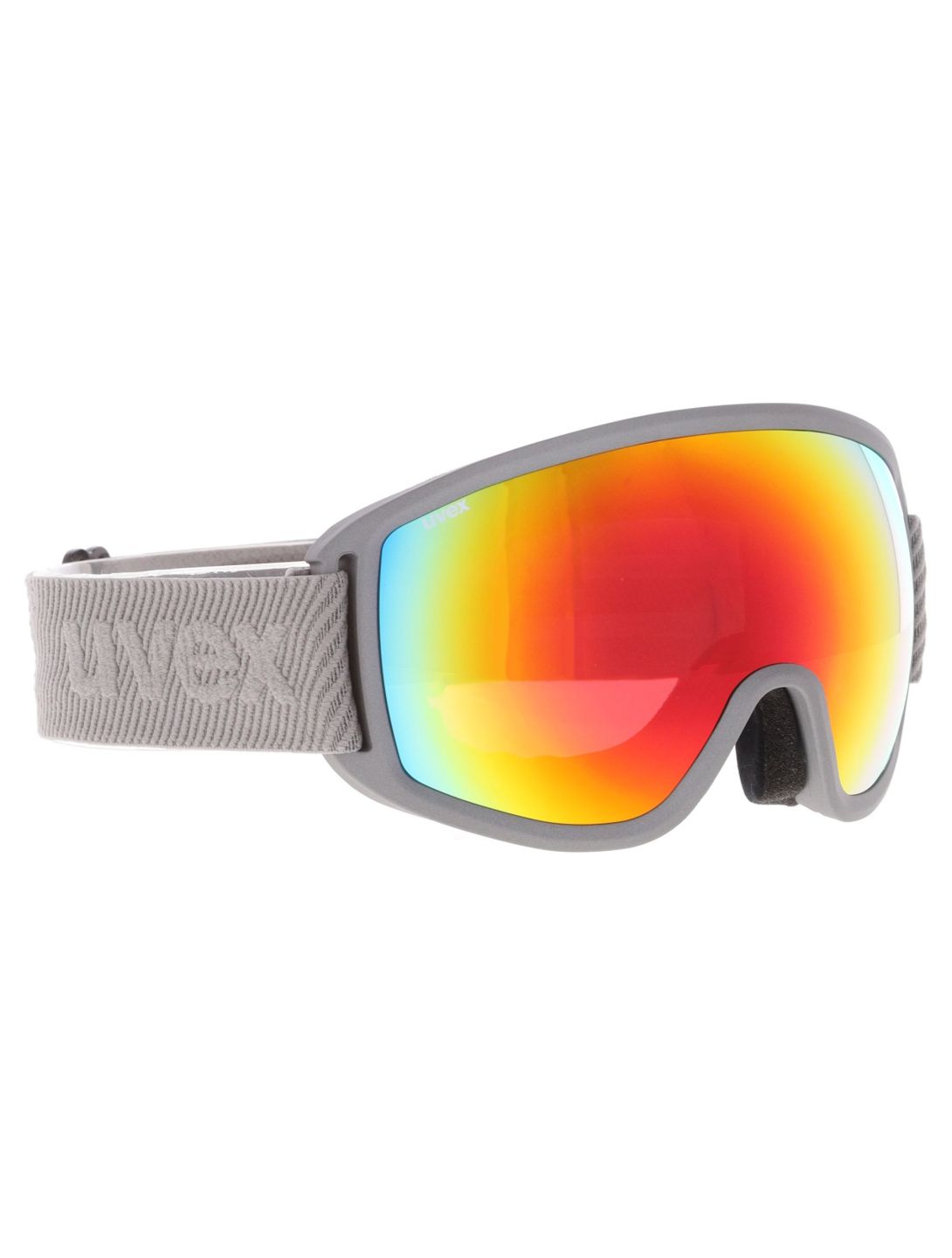 Uvex, Topic Fm goggles unisex Rhino Matt / Rainbow Rose grey, multicolor 