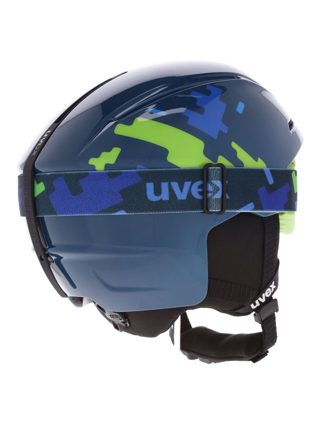 Uvex, Viti Set + Speedy Pro ski helmet kids Blue Puzzle blue 