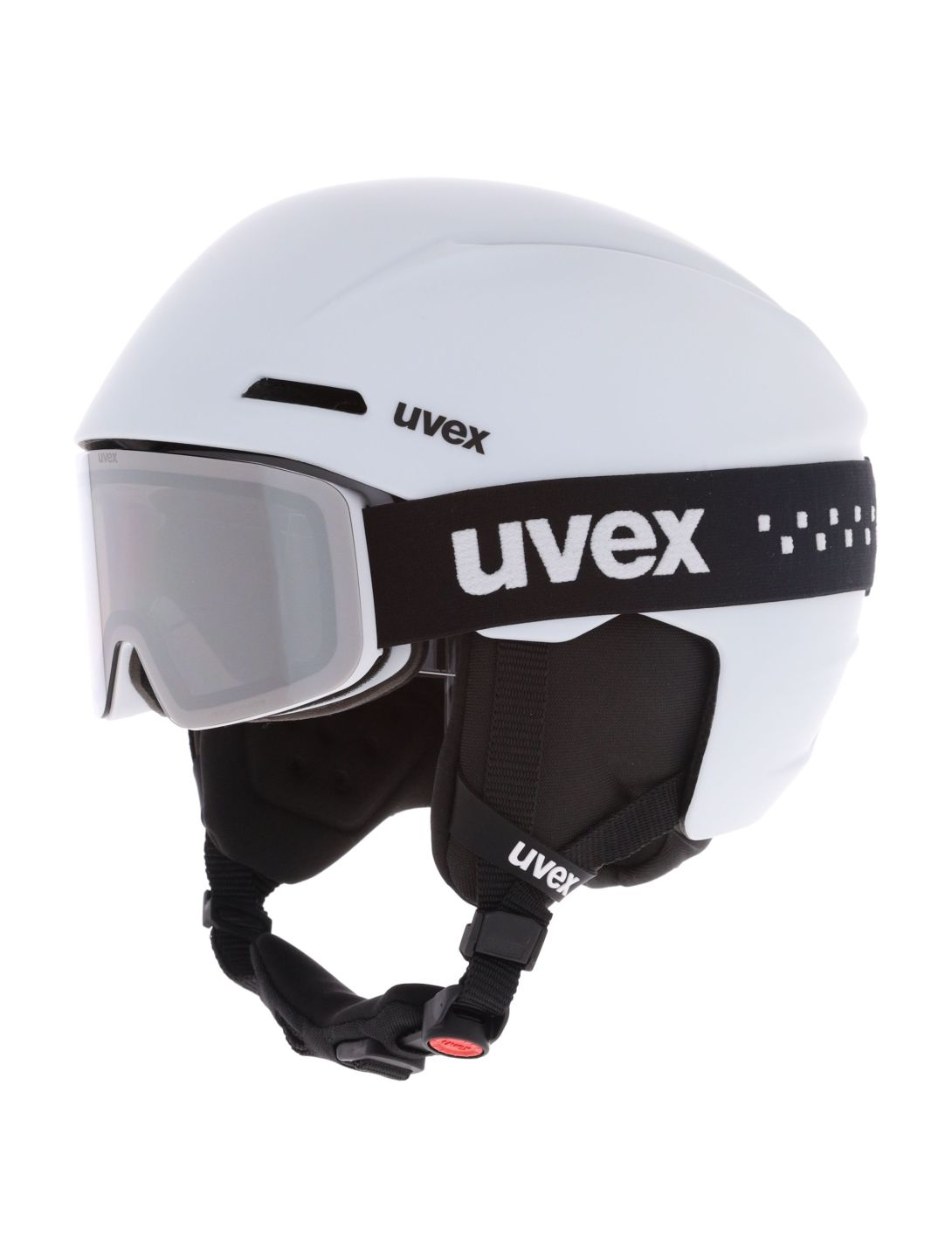 Uvex, Viti Set + Speedy Pro ski helmet kids White Matt white 