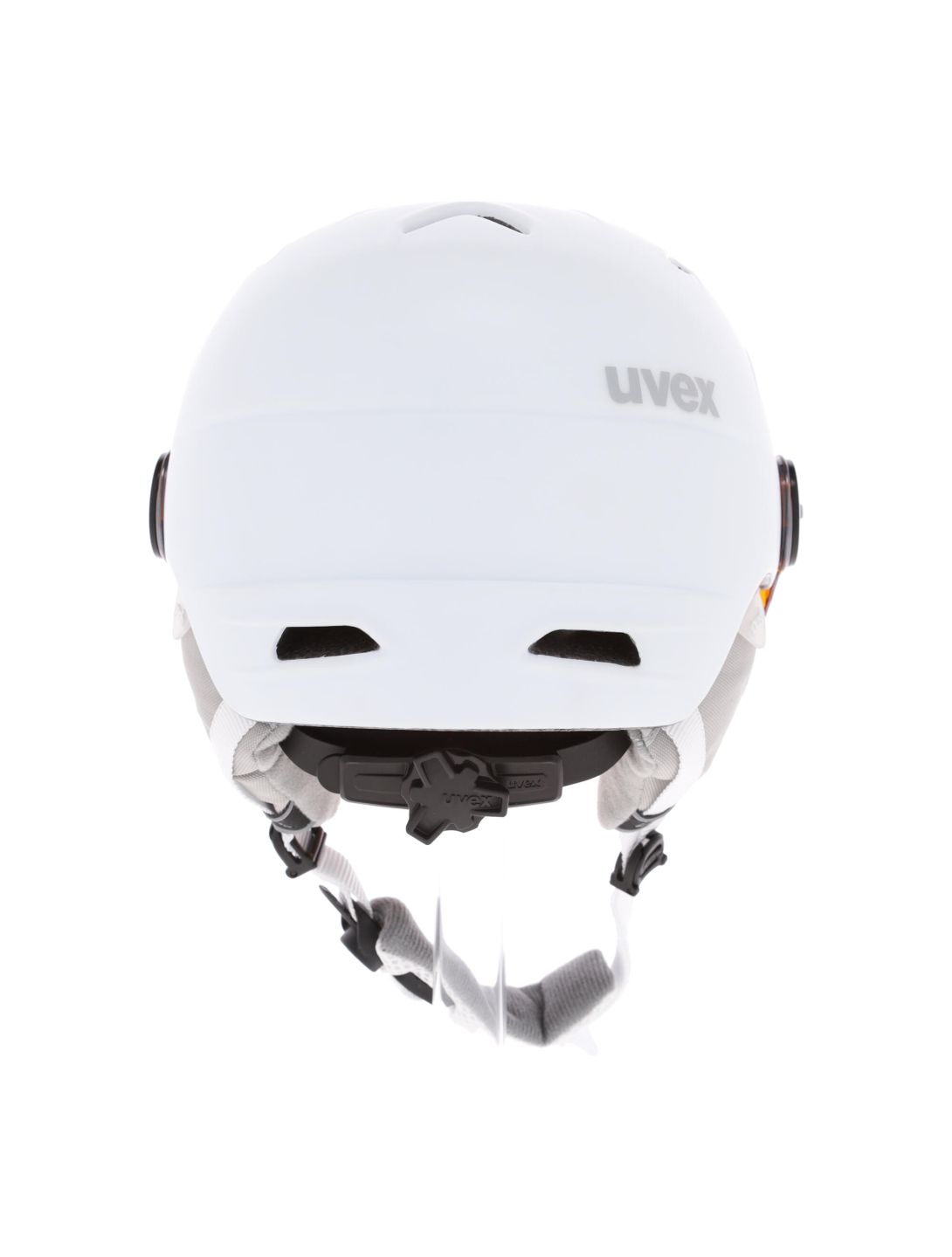 Uvex, Junior Visor Pro ski helmet with visor kids mat white 