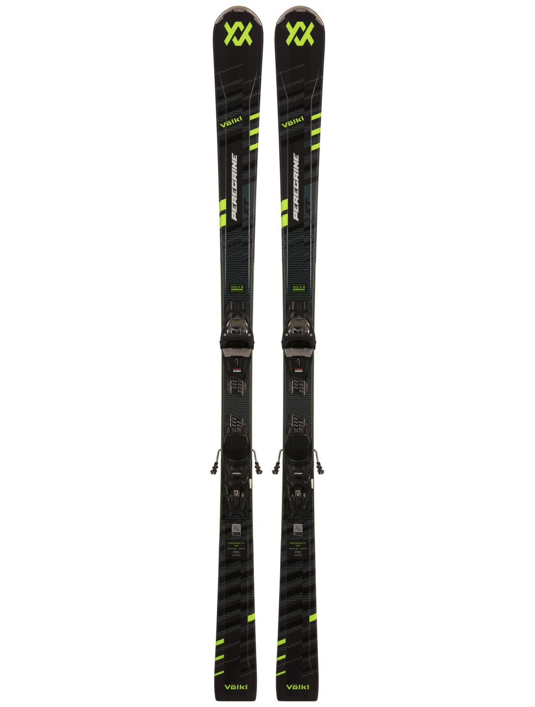 Völkl, Peregrine XT + Vmotion 10 GW skis unisex Black Yellow black, yellow 