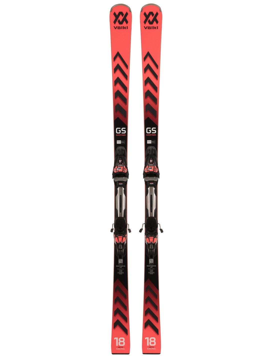 Völkl, Racetiger GS + Rmotion 3 12 GW skis unisex Red red at SkiWebShop ✓  100% satisfaction guarantee ✓ Worldwide delivery ✓ Rated with a 9,4