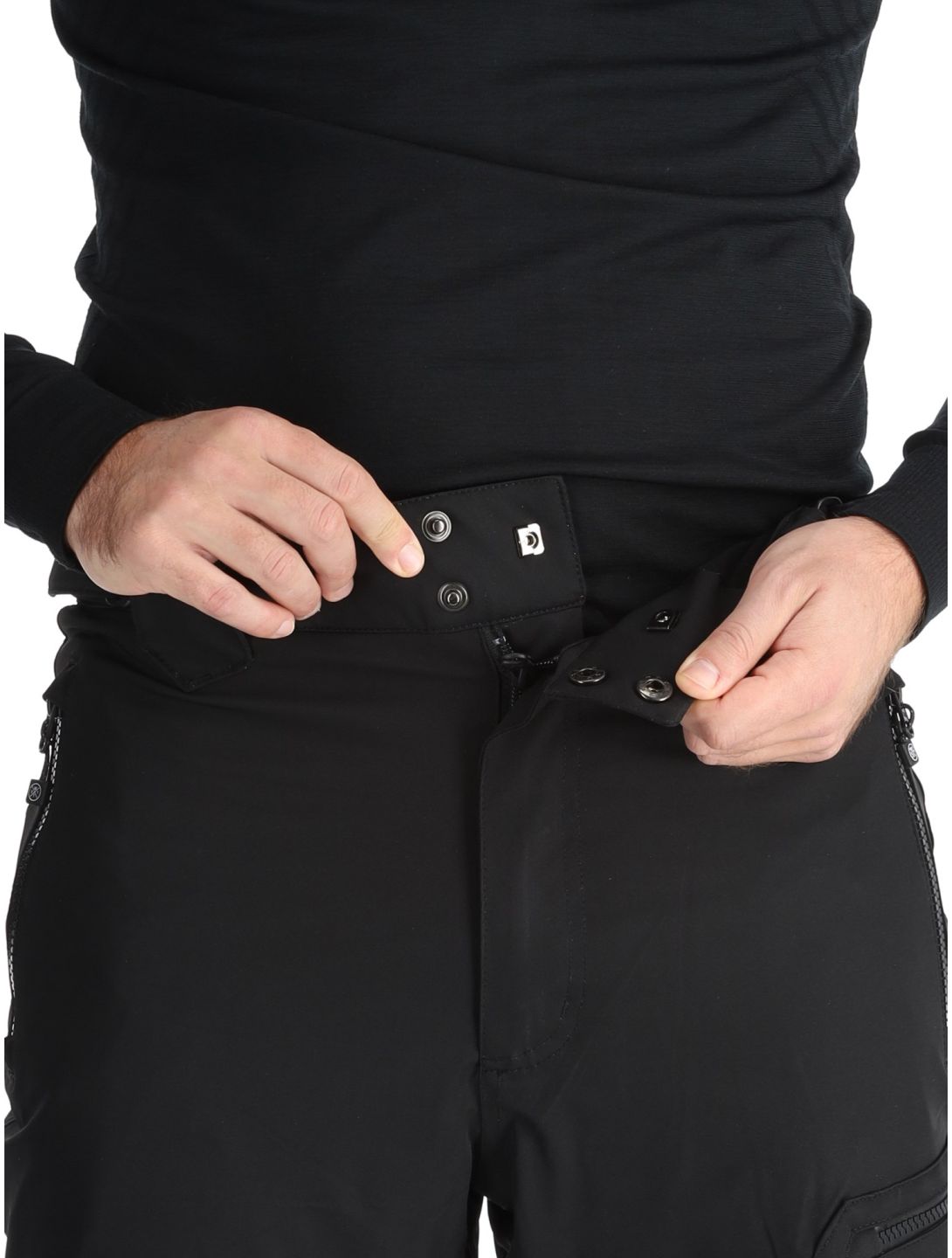 Watts, GOSTT ski pants men Full Black black 