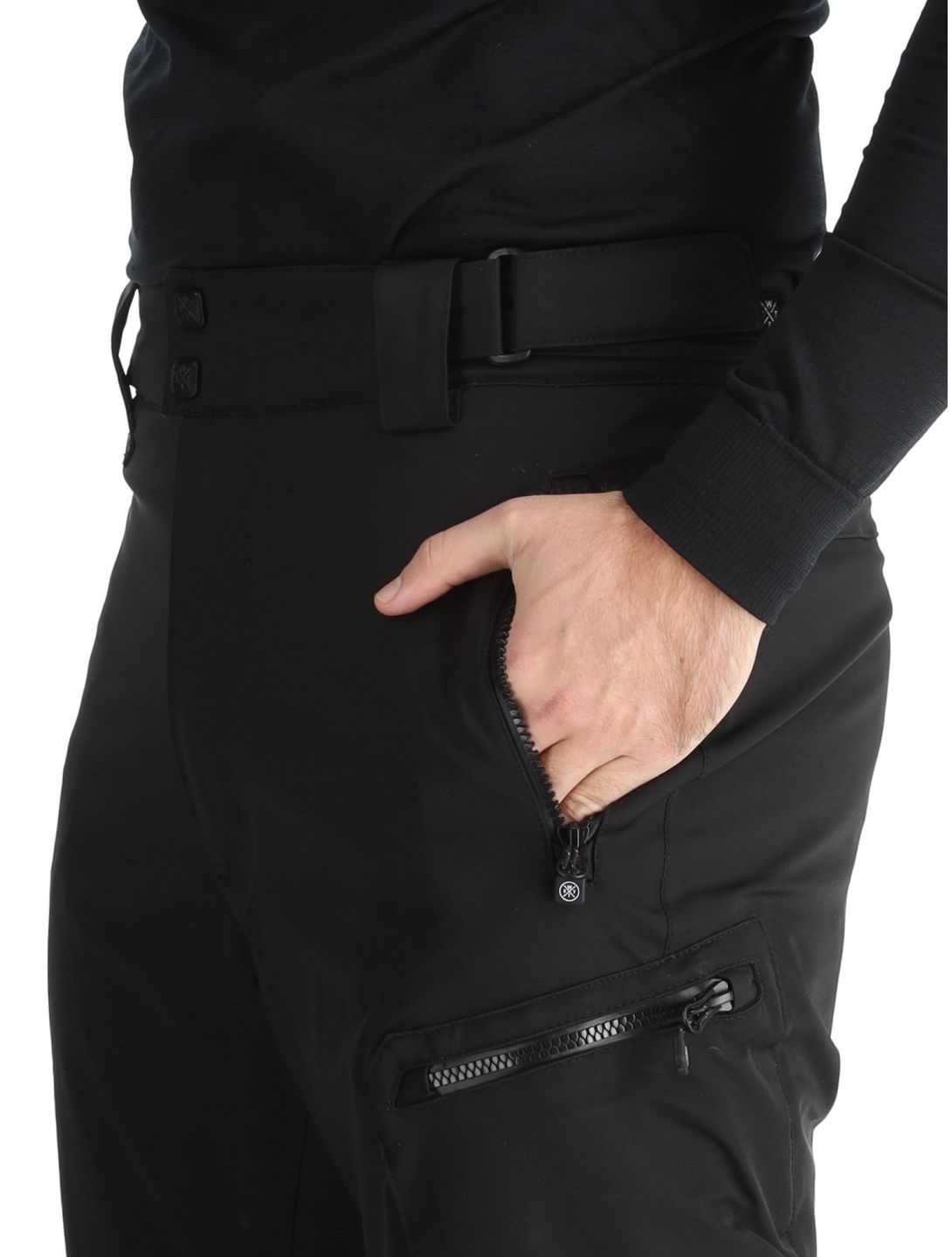 Watts, GOSTT ski pants men Full Black black 