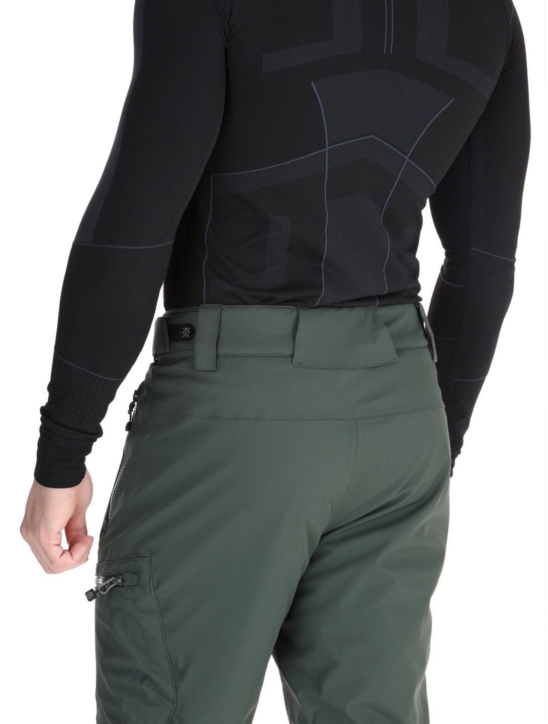 Watts, GOSTT ski pants men Full Forest Green green 