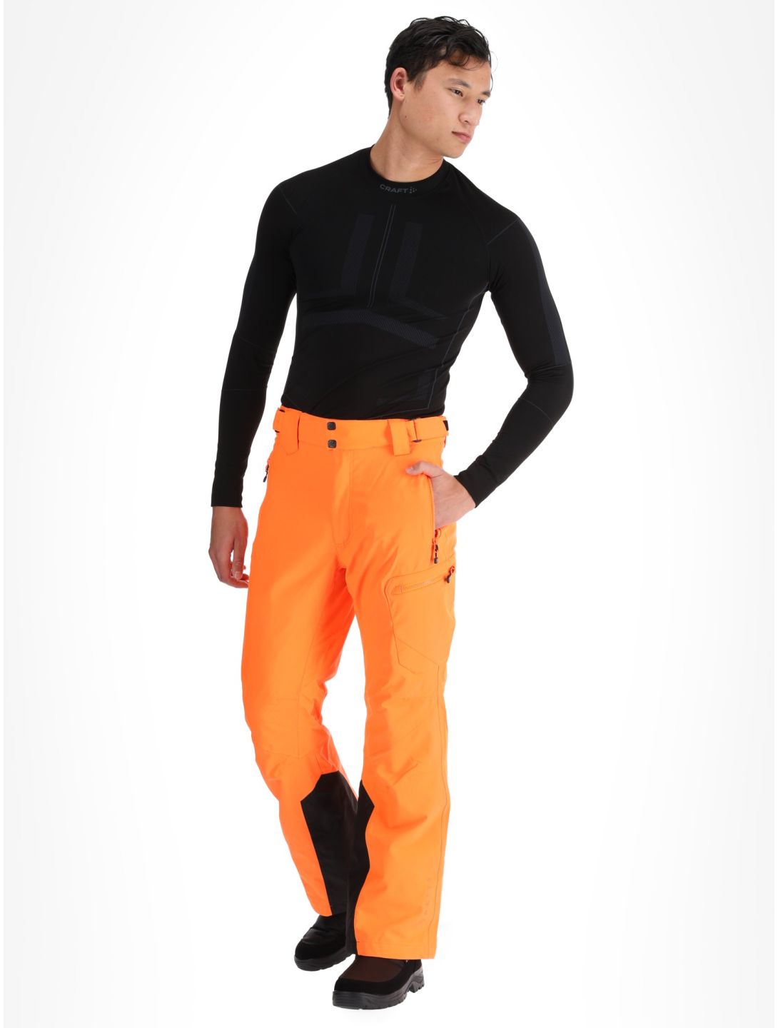 Watts, GOSTT ski pants men Orange Fluo orange 