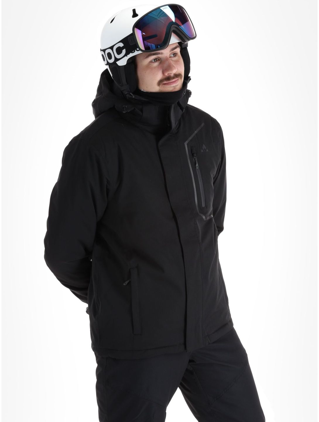 Whistler, Carbon ski jacket men Black black 