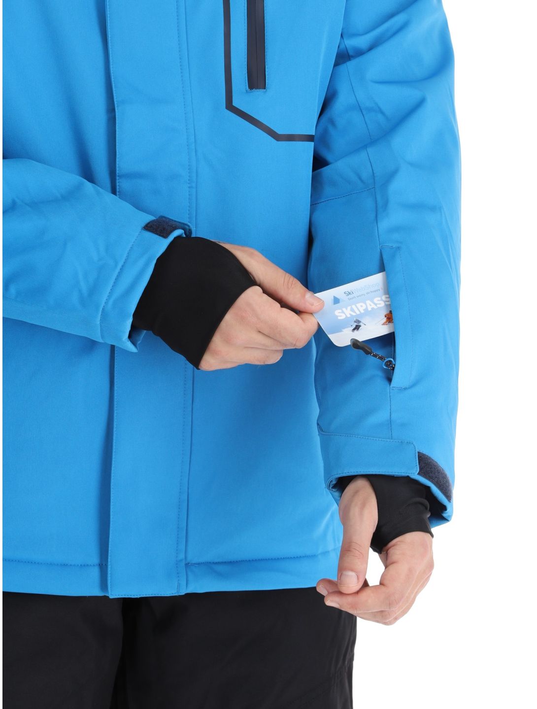 Whistler, Carbon ski jacket men Brilliant Blue blue 