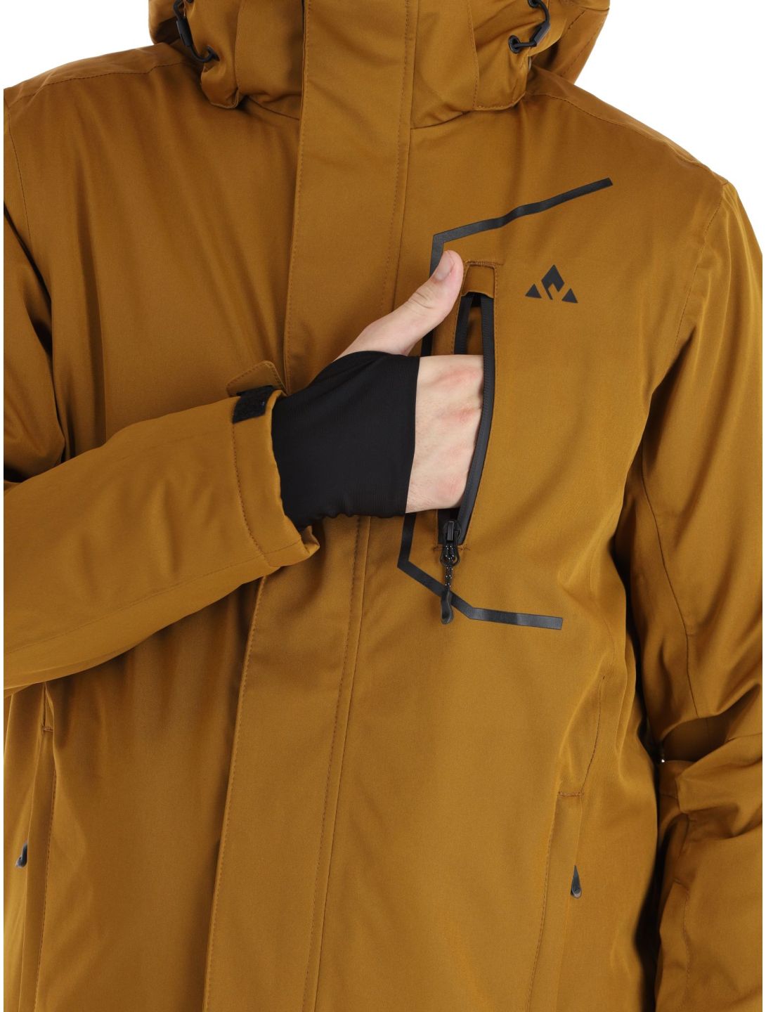 Whistler, Carbon ski jacket men Tapenade brown 