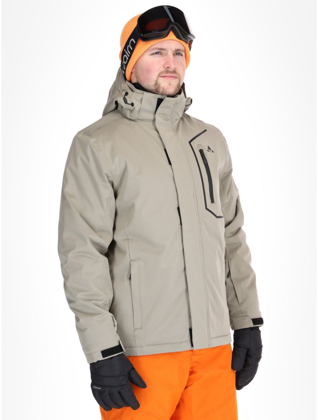 Whistler, Carbon ski jacket men Vetiver grey 