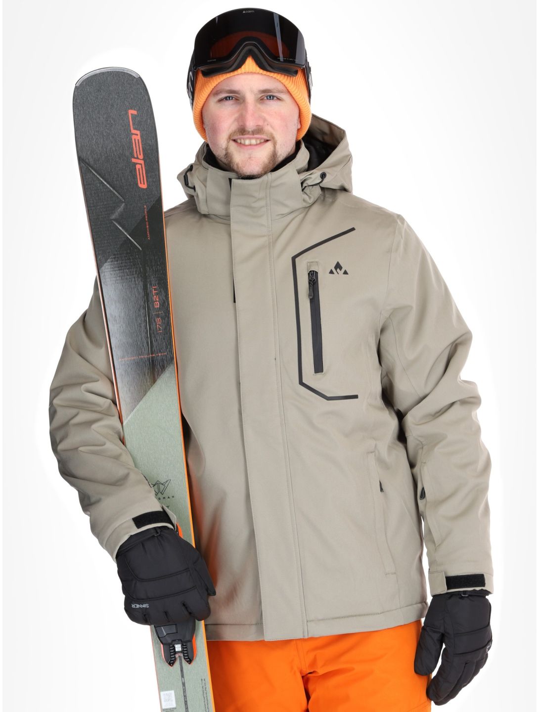 Whistler, Carbon ski jacket men Vetiver grey 