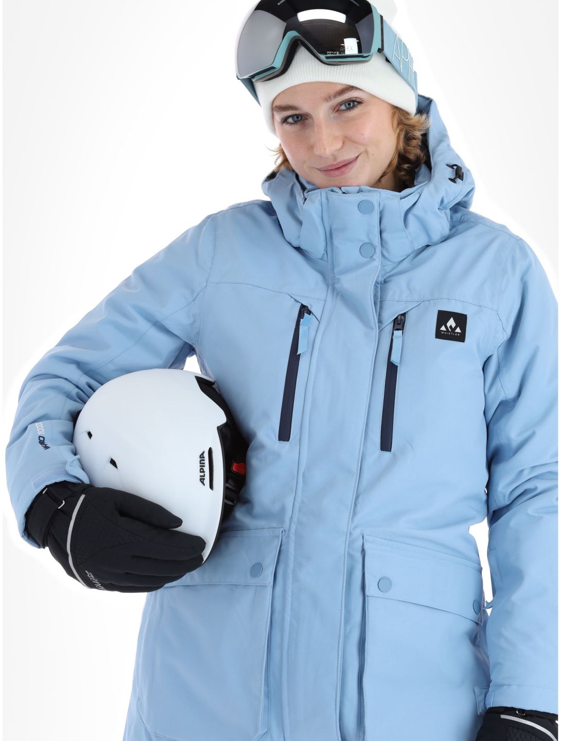 Whistler, Cargo ski jacket women Allure blue 