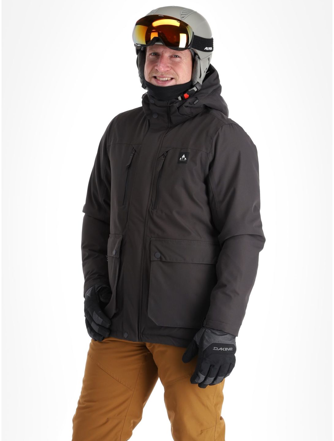 Whistler, Cargo ski jacket men Phantom grey 