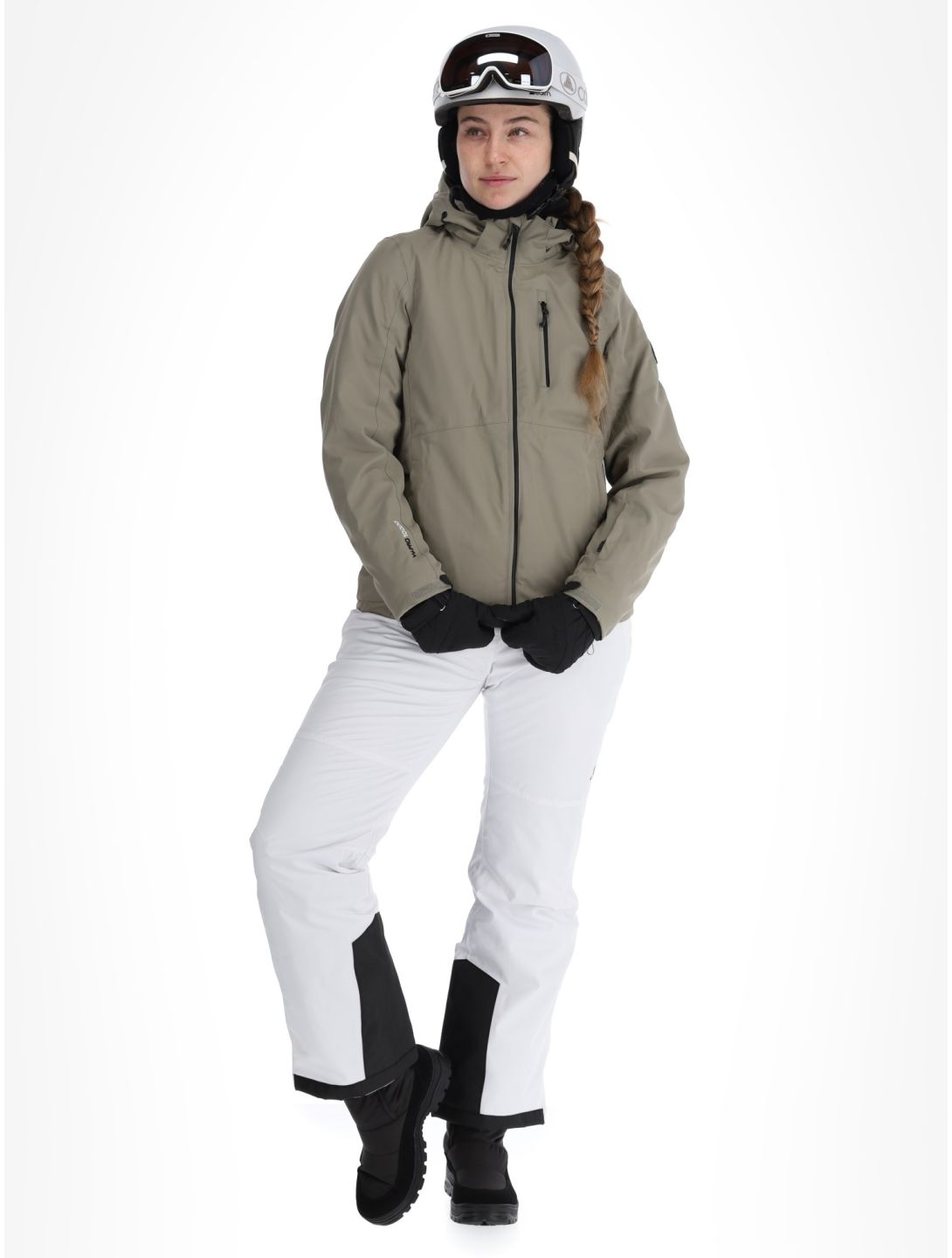 Whistler, Drizzle ski jacket women Vetiver grey 