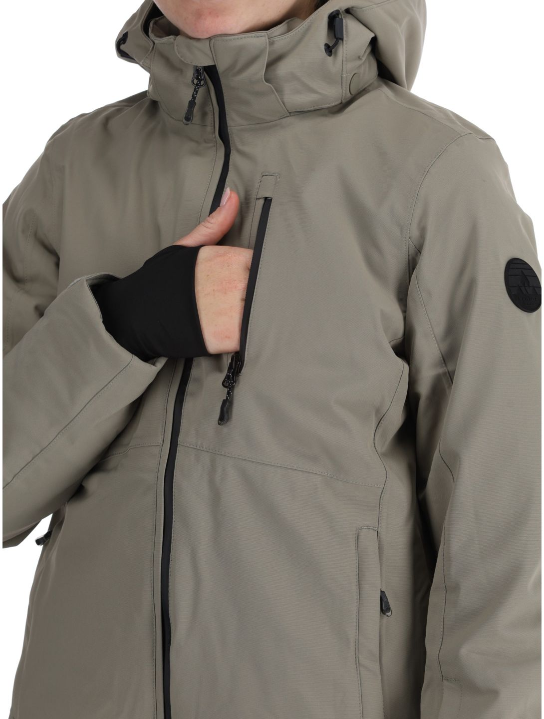 Whistler, Drizzle ski jacket women Vetiver grey 