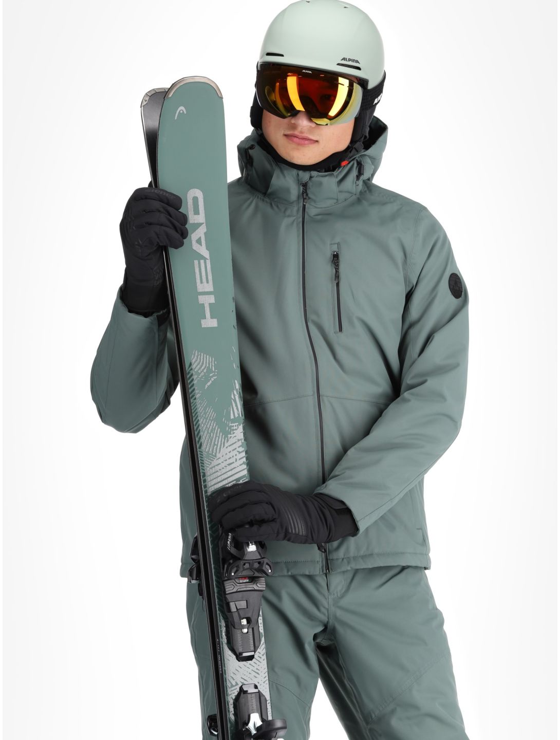 Whistler, Drizzle ski jacket men Balsam Green green 