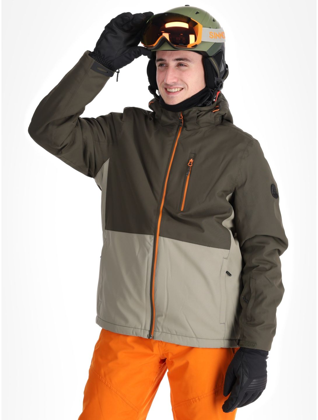 Whistler, Drizzle ski jacket men Vetiver grey 