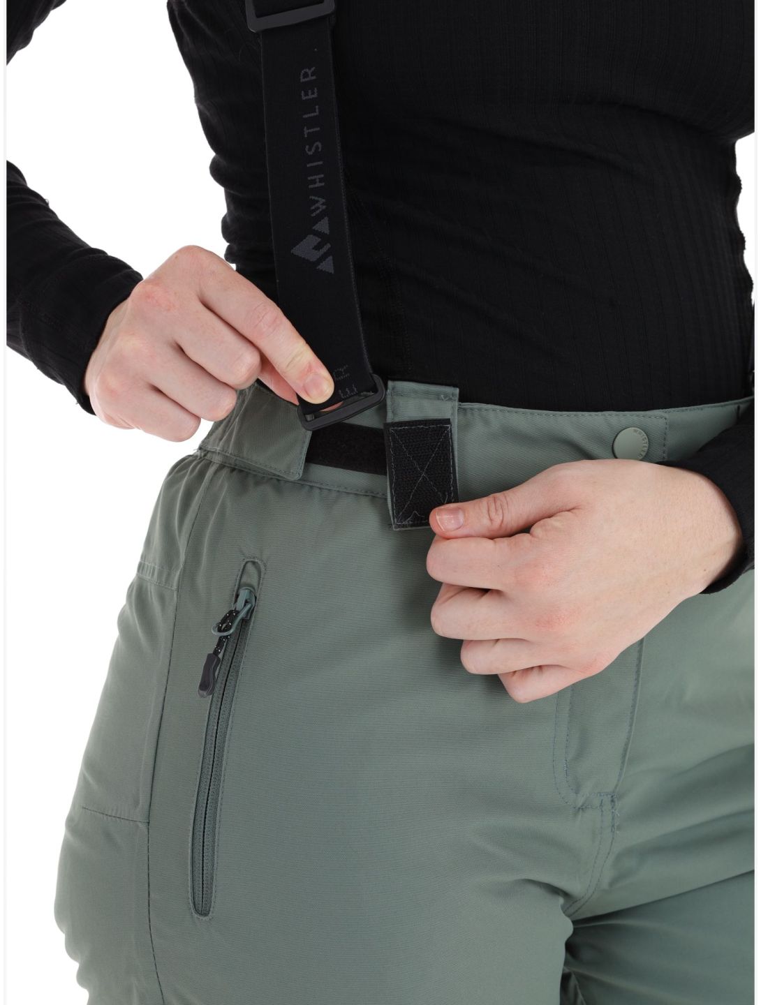 Whistler, Drizzle ski pants women Laurel Wreath green 