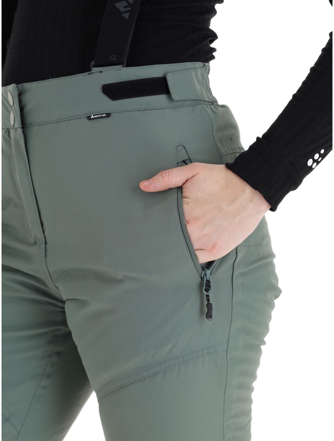 Whistler, Drizzle ski pants women Laurel Wreath green 