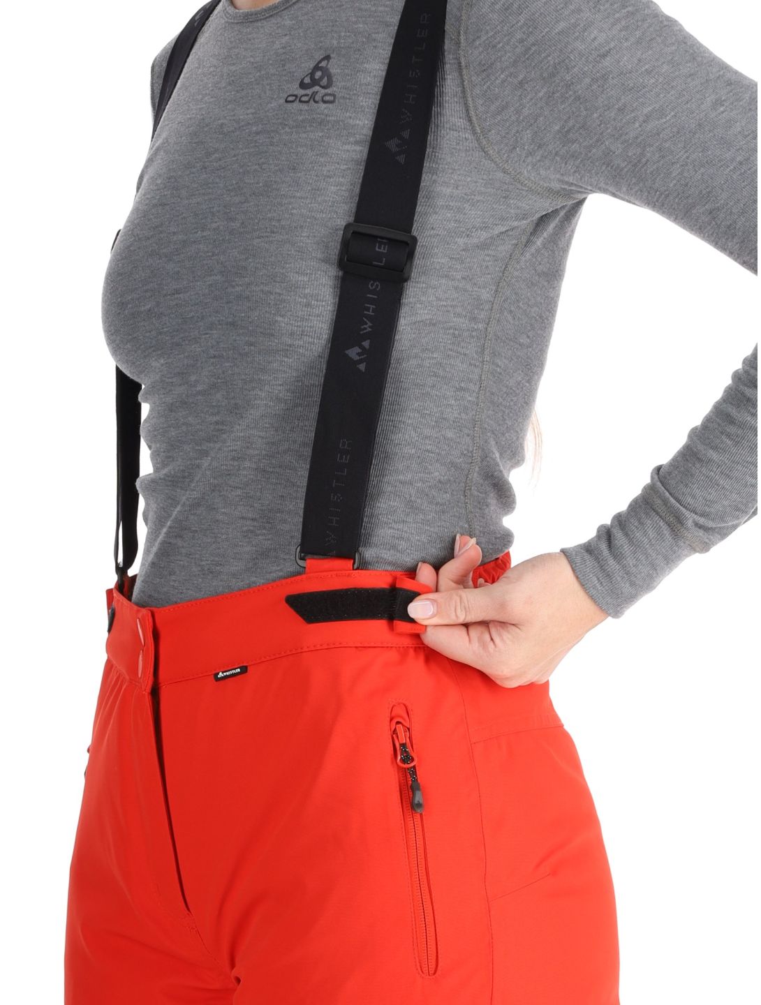 Whistler, Drizzle ski pants women Red Alert red 