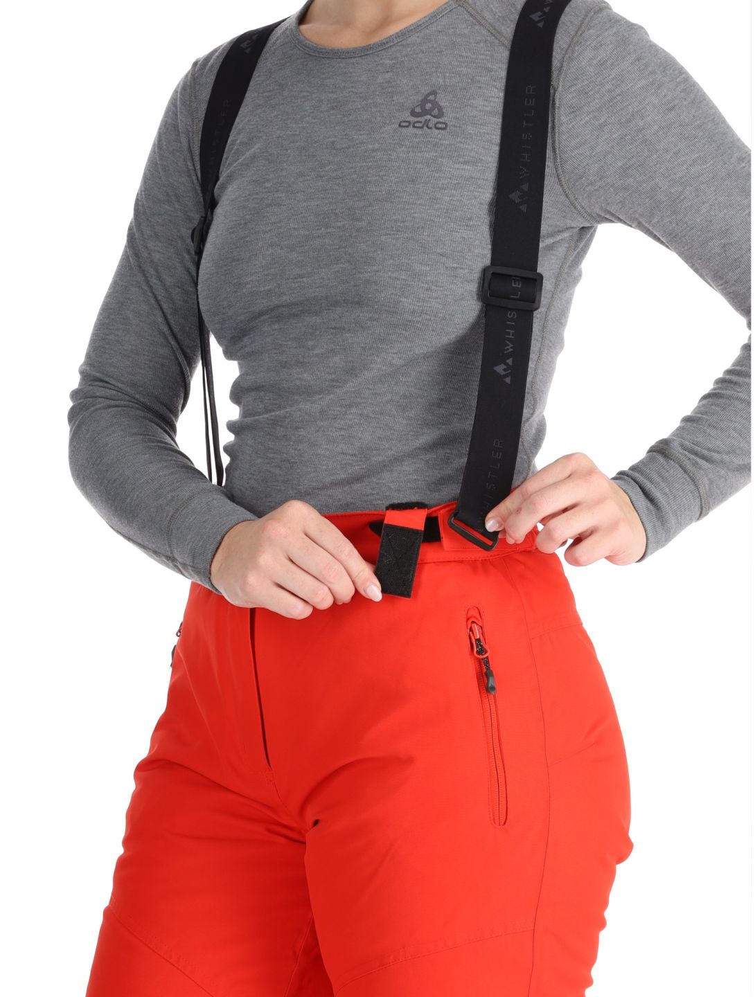 Whistler, Drizzle ski pants women Red Alert red 