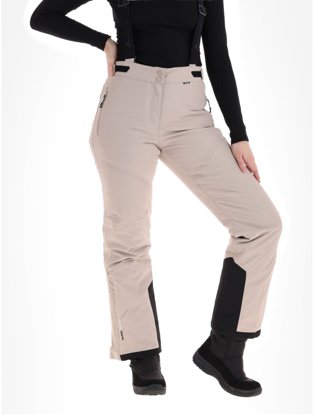 Whistler, Drizzle ski pants women Simply Taupe grey 