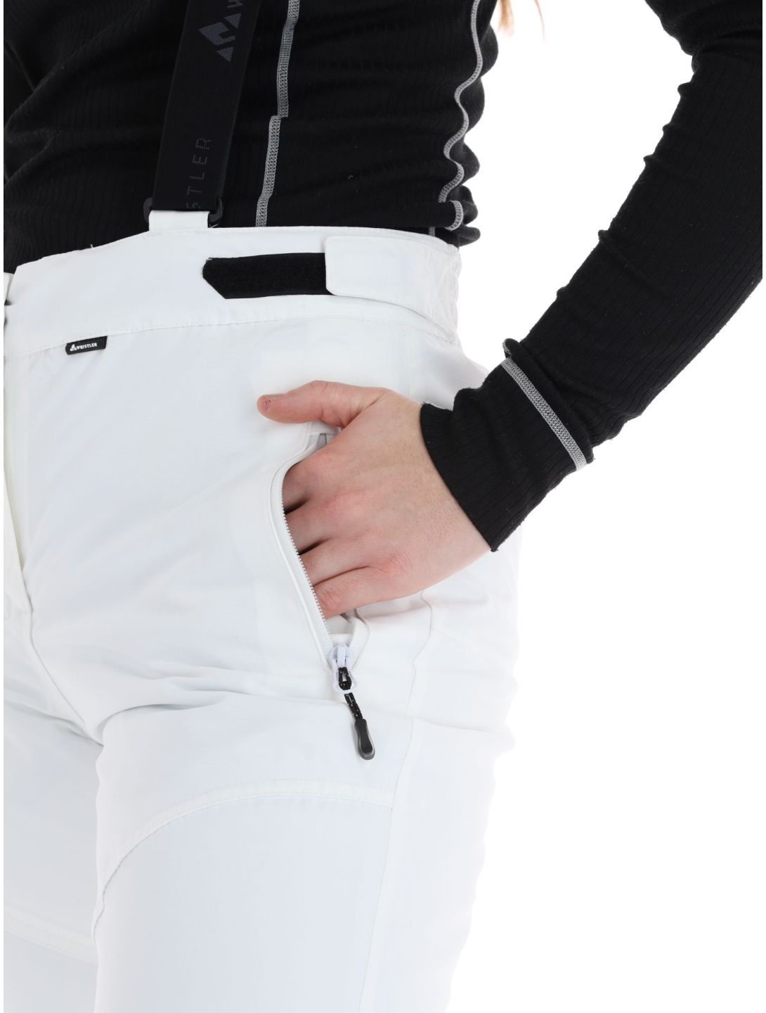 Whistler, Drizzle ski pants women White white 