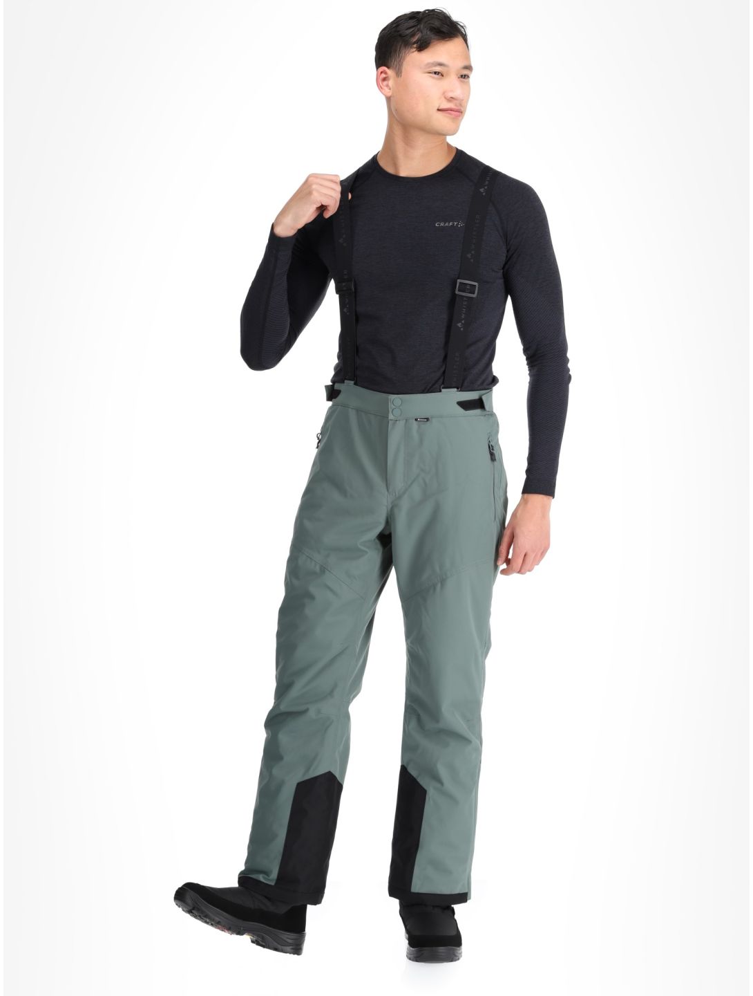 Whistler, Drizzle ski pants men Balsam Green green 