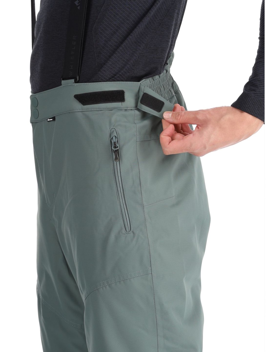 Whistler, Drizzle ski pants men Balsam Green green 