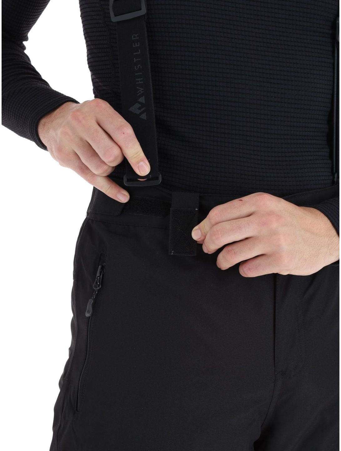 Whistler, Drizzle ski pants men Black black 