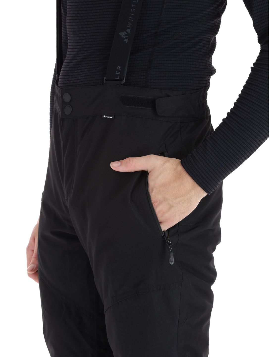 Whistler, Drizzle ski pants men Black black 