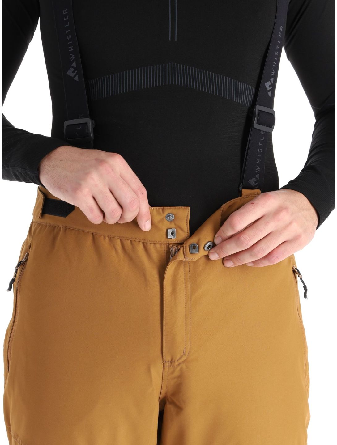 Whistler, Drizzle ski pants men Rubber brown 