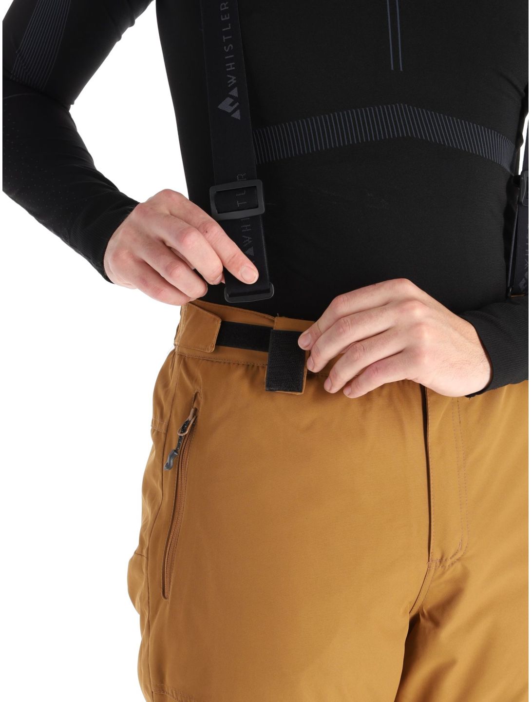 Whistler, Drizzle ski pants men Rubber brown 