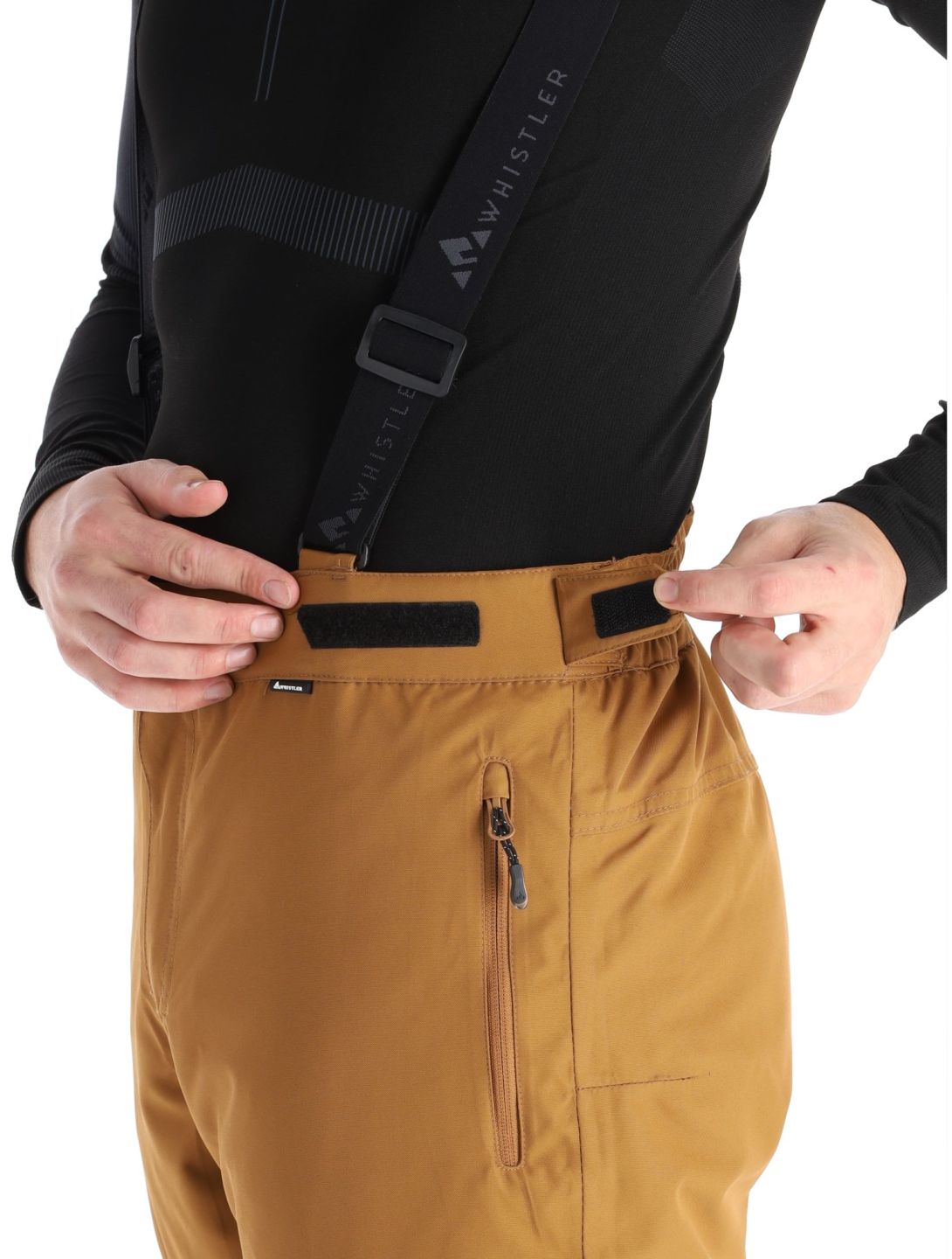 Whistler, Drizzle ski pants men Rubber brown 