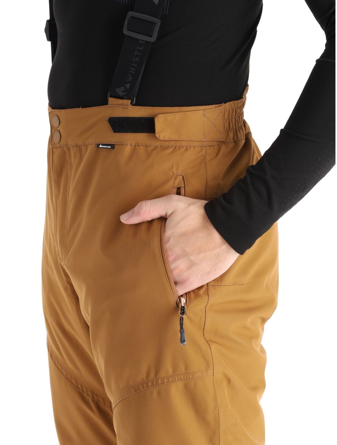 Whistler, Drizzle ski pants men Rubber brown 