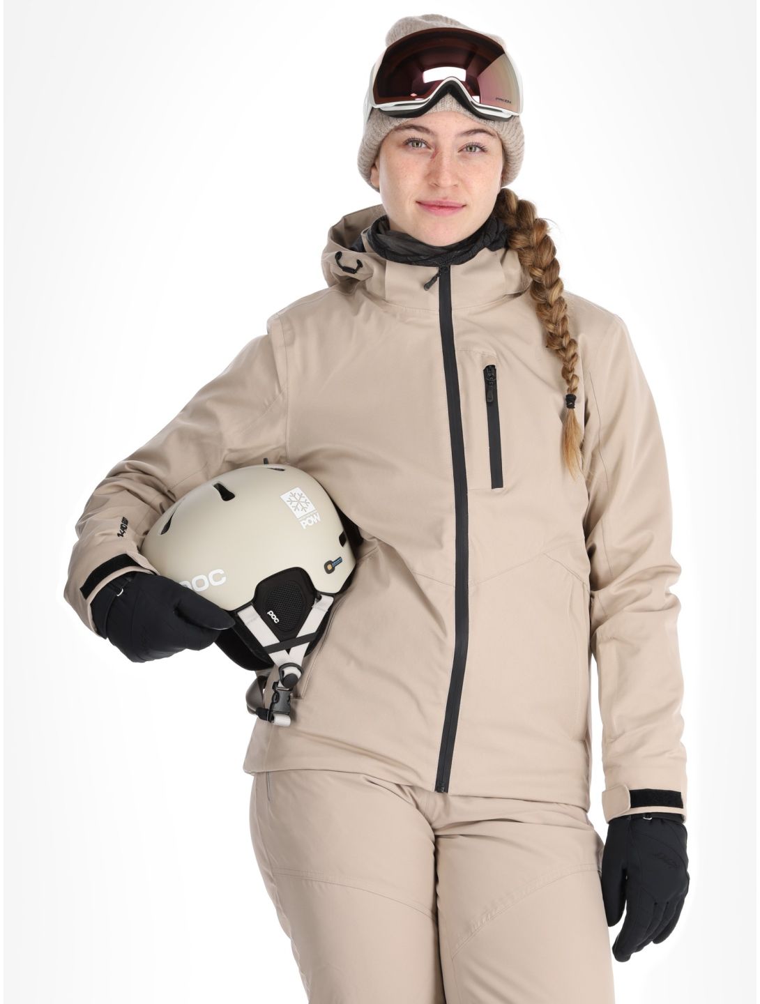 Whistler, Jada ski jacket women Simply Taupe grey 