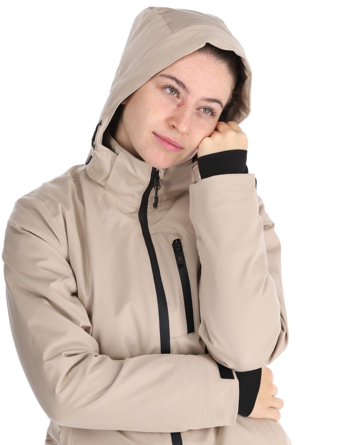 Whistler, Jada ski jacket women Simply Taupe grey 