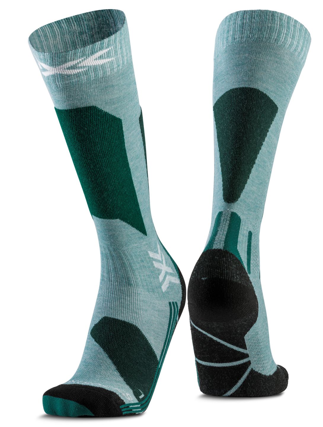 X-Socks, Ski Discover Otc compression socks women Sage Green / English Lawn green 